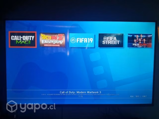 Ps3 superslim Desbloqu3ada 750gb