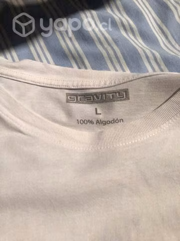 Polera gravity L blanca - Imagen 3