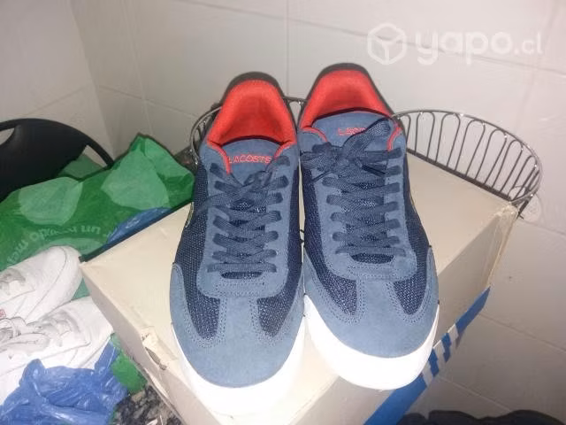 Zapatilla Lacoste azul - Imagen 4