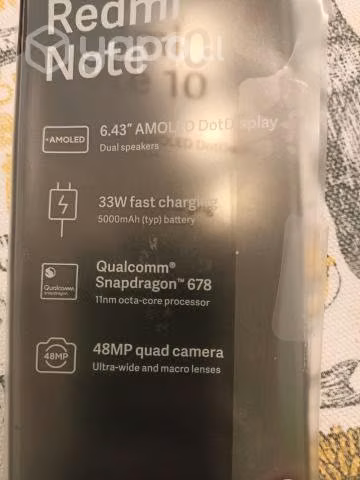 Xiaomi Redmi Note 10 Pebble White semi nuevo