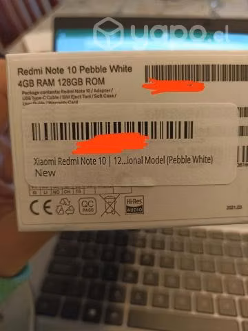 Xiaomi Redmi Note 10 Pebble White semi nuevo