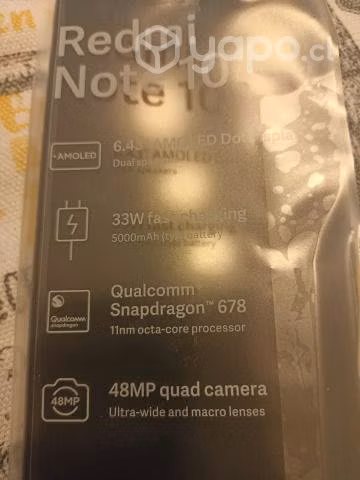 Xiaomi Redmi Note 10 Pebble White semi nuevo