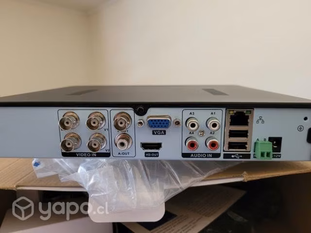 Kit 4 cámaras con DVR nuevo sin uso