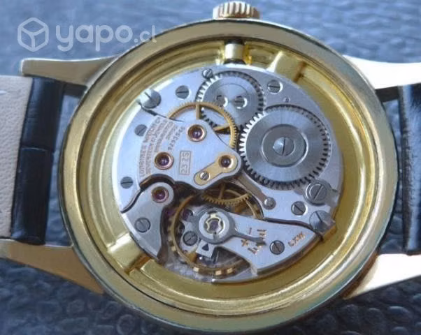 Antiguo Reloj Longines Mecánico Cuerda Enchapado