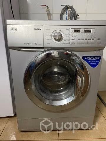 Lavadora/secadora LG direct drive 7/4kg
