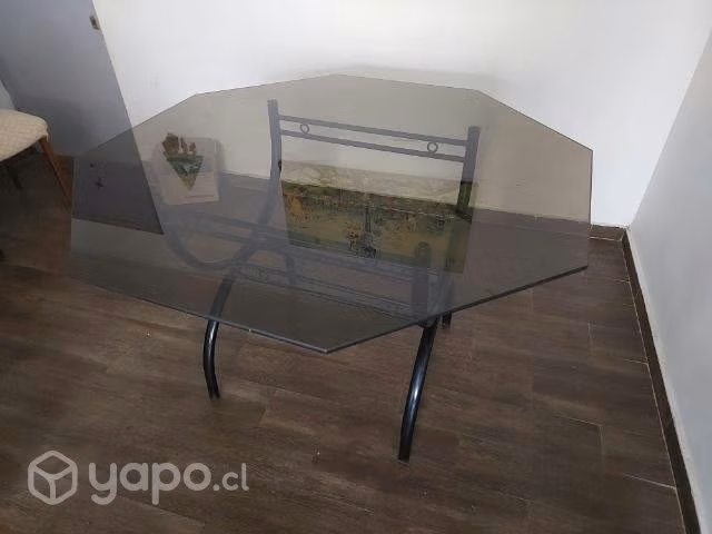 Mesa de vidrio para comedor
