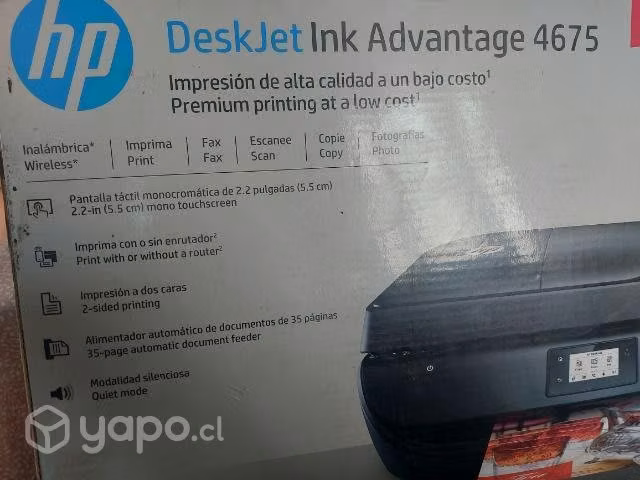Impresora HP deskjet 4675 - Imagen 5