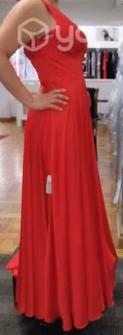 Vestido rojo de fiesta/noche/matrimonio 1 uso