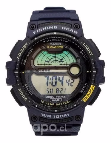 Reloj casio ws1200h-2 fishing gear nuevos