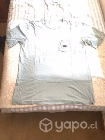 Polera Froens celeste XL