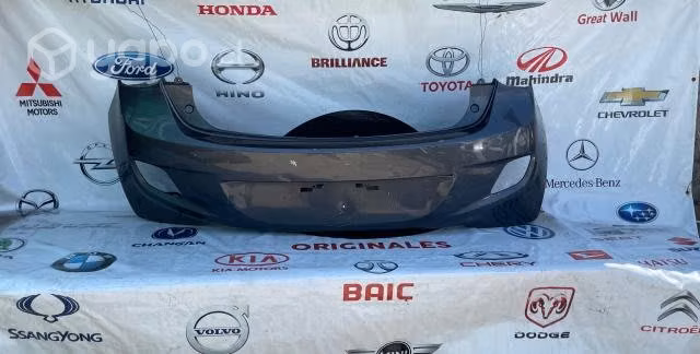 Parachoque Hyundai grand i10 14-16 Trasero Gris Os