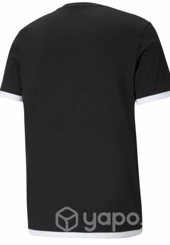 Polera Puma negra con bordes blanco XL