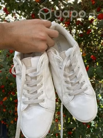 Zapatillas blancas, americano 42 - Imagen 3