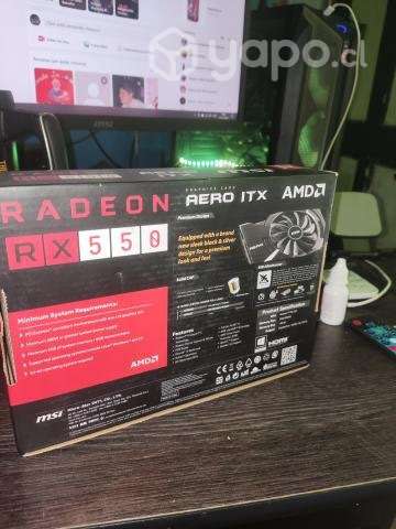 TARJETA vIDEO MSI Radeon RX 550 AERO ITX 2G - Imagen 3