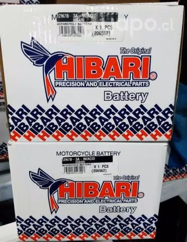 Bateria con acido 12n7b-3a-w/acid - hibari