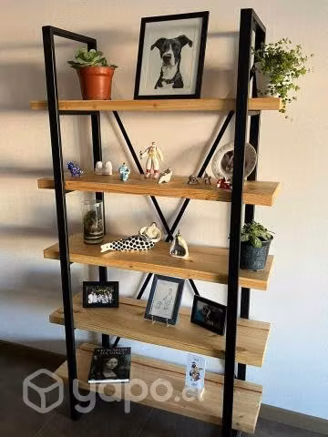Estantería Metal Madera Industrial Fabricada a med