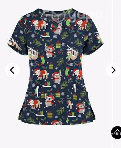 Uniforme Clínico Navideño