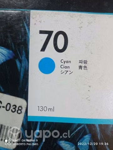 Tintas HP 70 colores originales de 130ml - Imagen 3