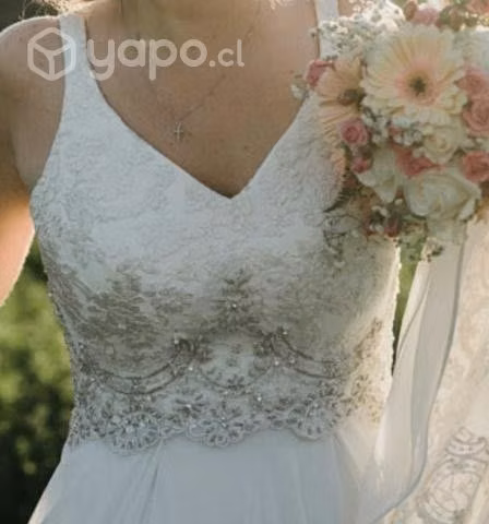Vestido de novia confeccionado por Marisol Órdenes