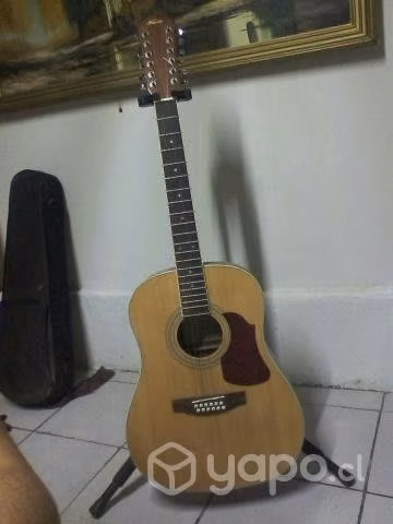 Guitarra de 12 cuerdas marca Kapok