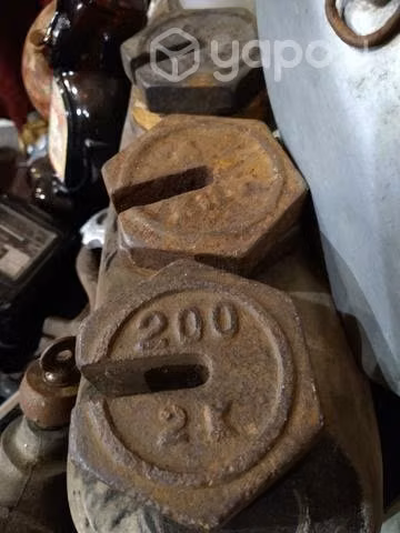 Antiguos pesos .para pesas para decoracion