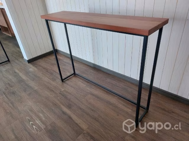 Mesa de arrimo 30x120x90 cm Cubierta roble