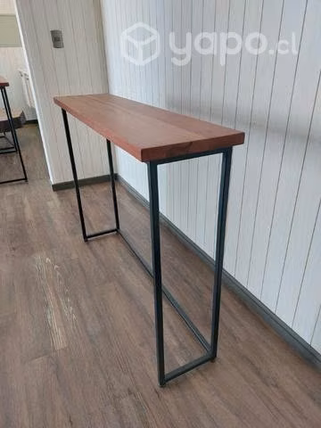 Mesa de arrimo 30x120x90 cm Cubierta roble