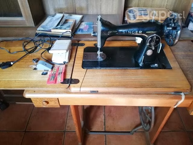 Máquina singer antigua