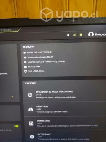 Notebook asus tuf fx506LI