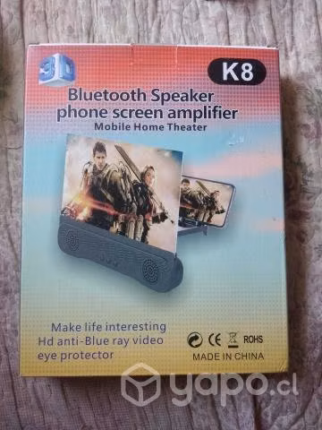 Amplificador de pantalla bluetooth con parlante K8 - Imagen 2