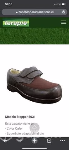 Zapatos de cuero ortopédico
