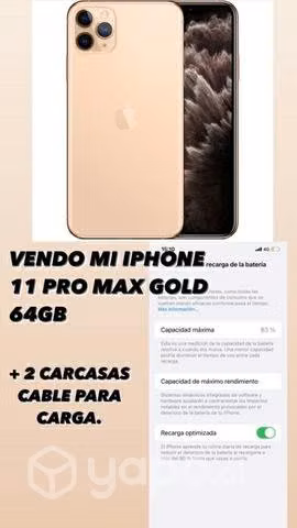 Iphone 11 pro max gold