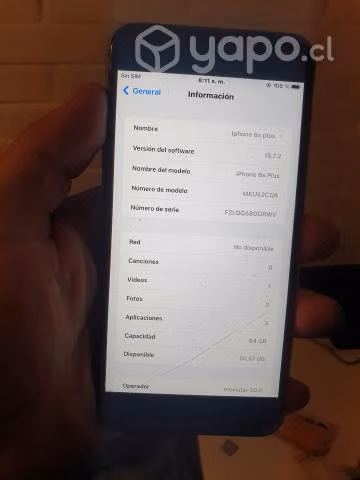 Iphone 6s plus 64gb