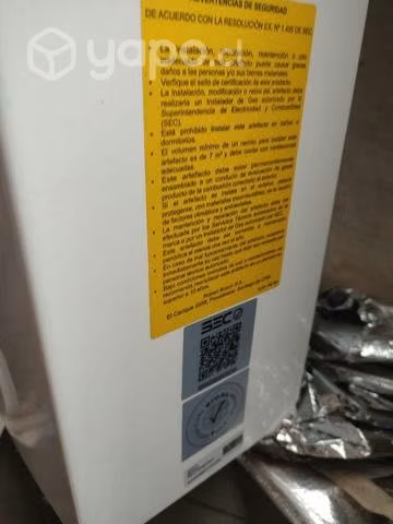 Calefon gas natural