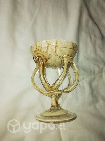Cáliz artesanal vidrio soplado