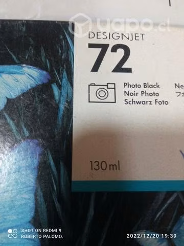 Tintas HP 72 colores originales de 130ml