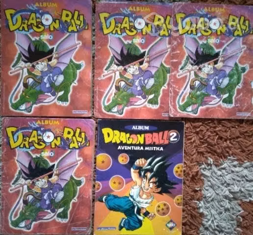 Albumes dragonball pokemon fútbol