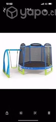 Cama elástica con columpio - Imagen 2