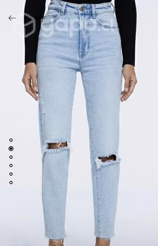 Jeans mom fit marca stravidarius talla 34 - Imagen 3
