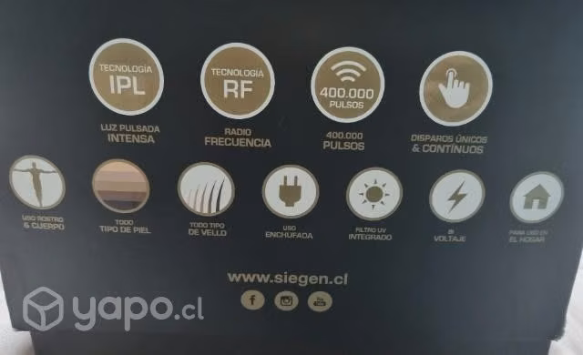 Depiladora láser IPL radiofrecuencia
