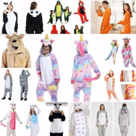 Lote de pijamas de polar, animalitos
