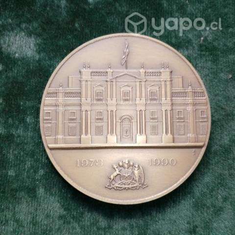 Medalla Bronce de Pte A.Pinochet U - Imagen 2