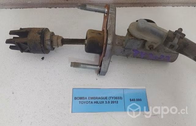 Bomba Embrague (TY3033) Toyota Hilux 3.0 2012