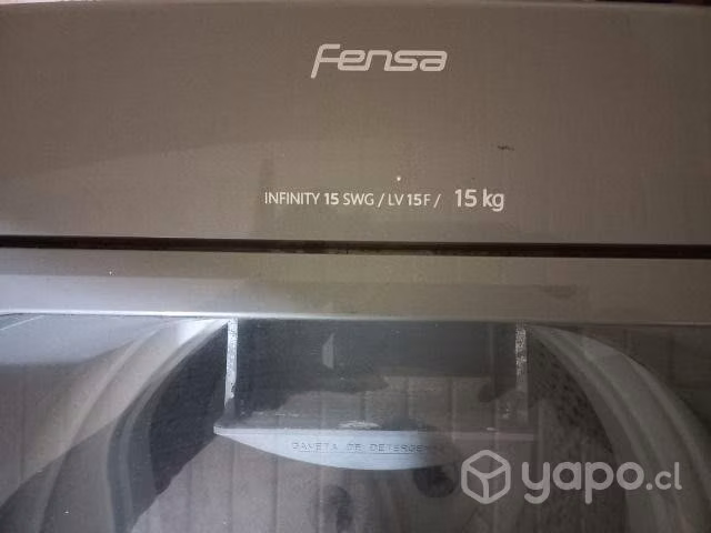 Lavadora fensa 15 kilos