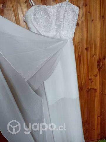 Vestido novia talla M/L - Imagen 2