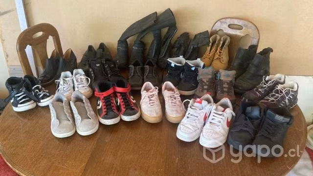 Lote Zapatos y zapatillas udados