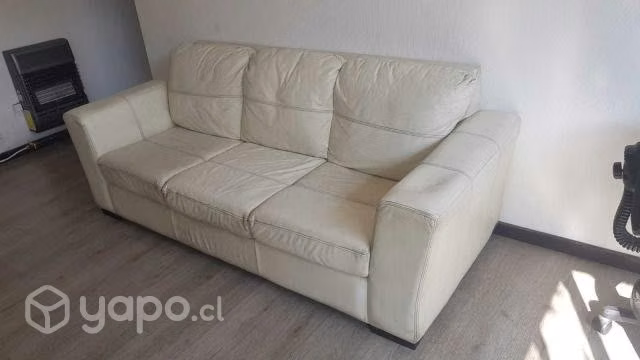 Sillón Cuero Blanco - Imagen 4