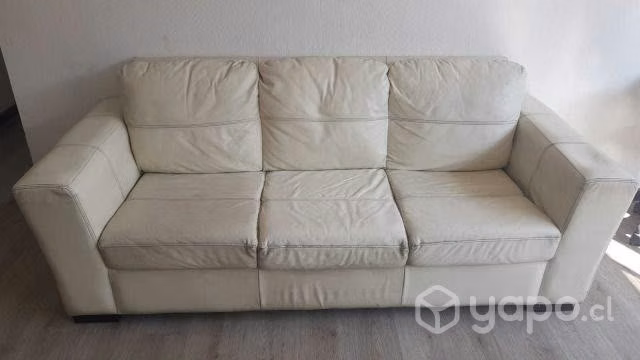 Sillón Cuero Blanco - Imagen 5