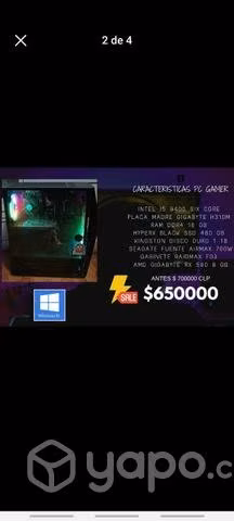 Computador PC gamer