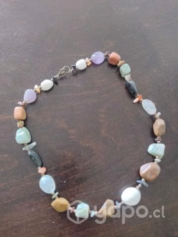 Collar precioso piedras ethno vintage gargantilla